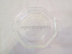 E615 clear octagonal lid